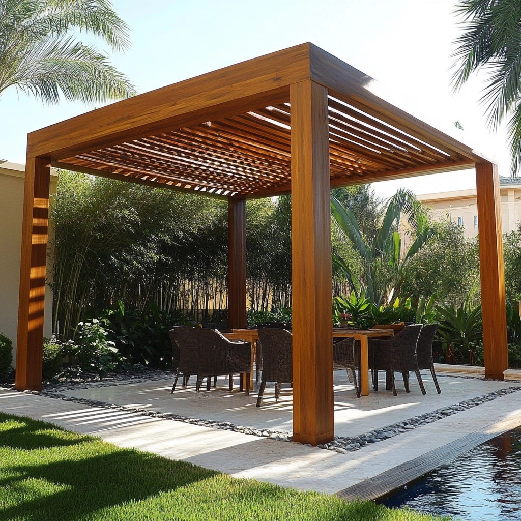 ZenFrame Wooden Pergola by Garden Luxe