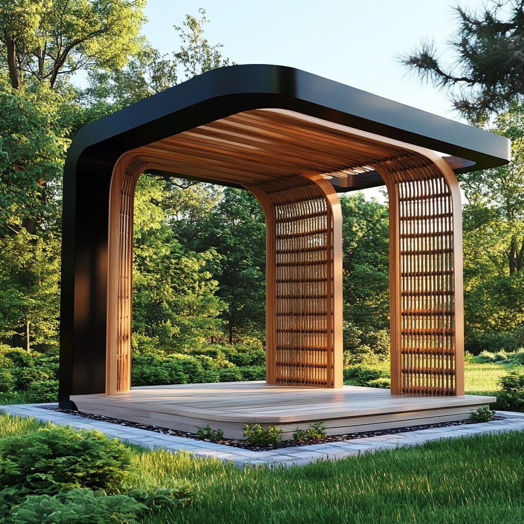 ArchiCurve Serenity Gazebo by NatureForm Designs