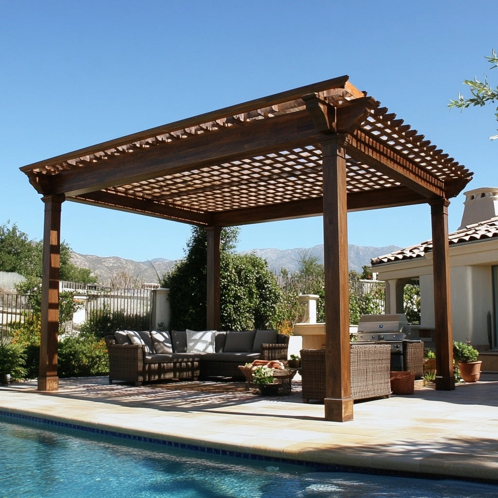 Summit Timber Pergola by Heritage Outdoor Designs
