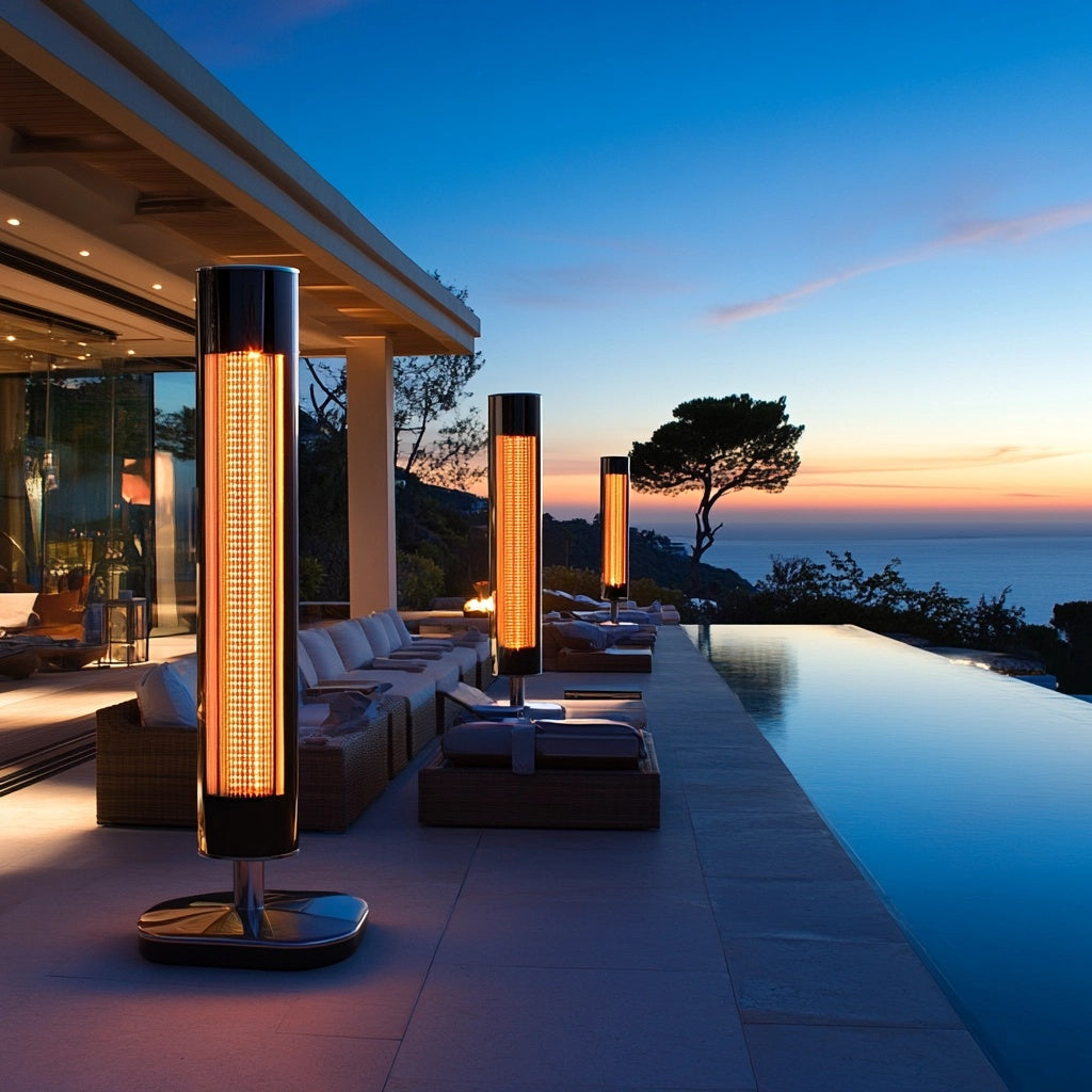 LuxeGlow Outdoor Electric Radiant Heater by Aurora HeatWorks