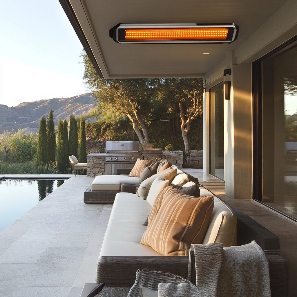 HeatWave Ceiling-Mount Electric Heater by Solus Outdoor Comfort