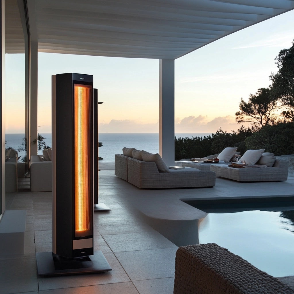Luminova Vertical Electric Heater by Radiant Luxe Solutions