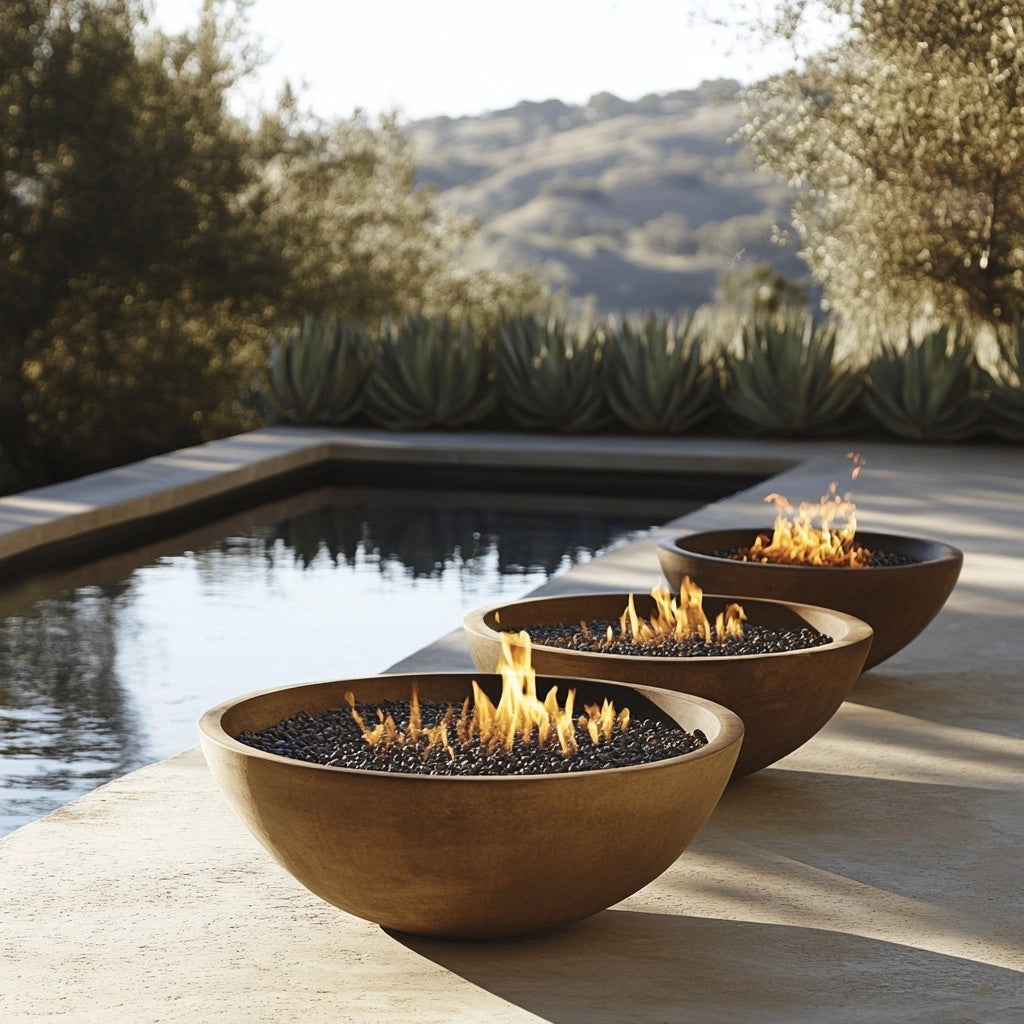 SerenityFire Bowl Collection by SolFlare Designs