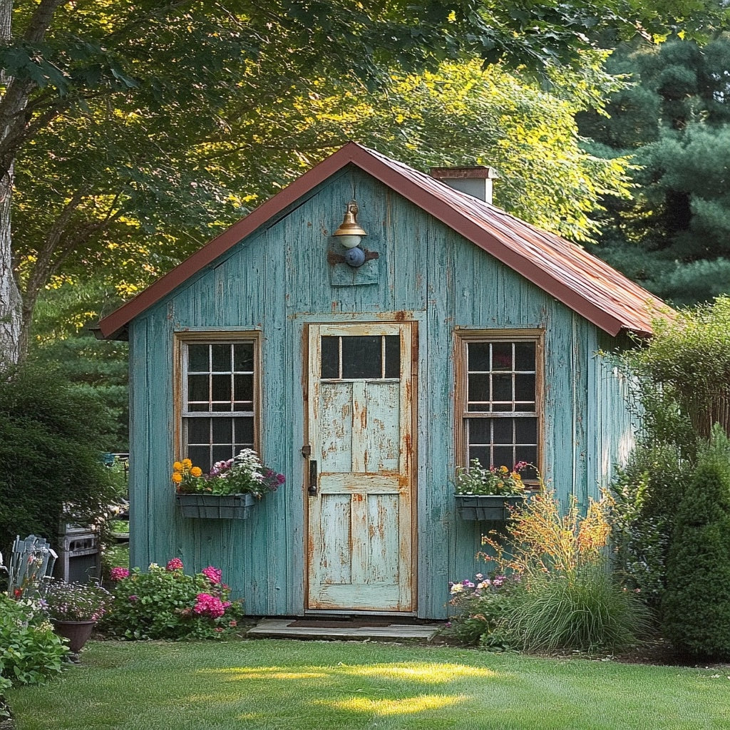 Vintage Bloom Garden Cottage by Rustic Whimsy Designs